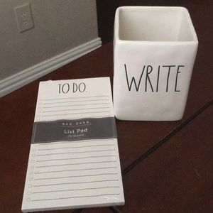 Rae Dunn write and list pad